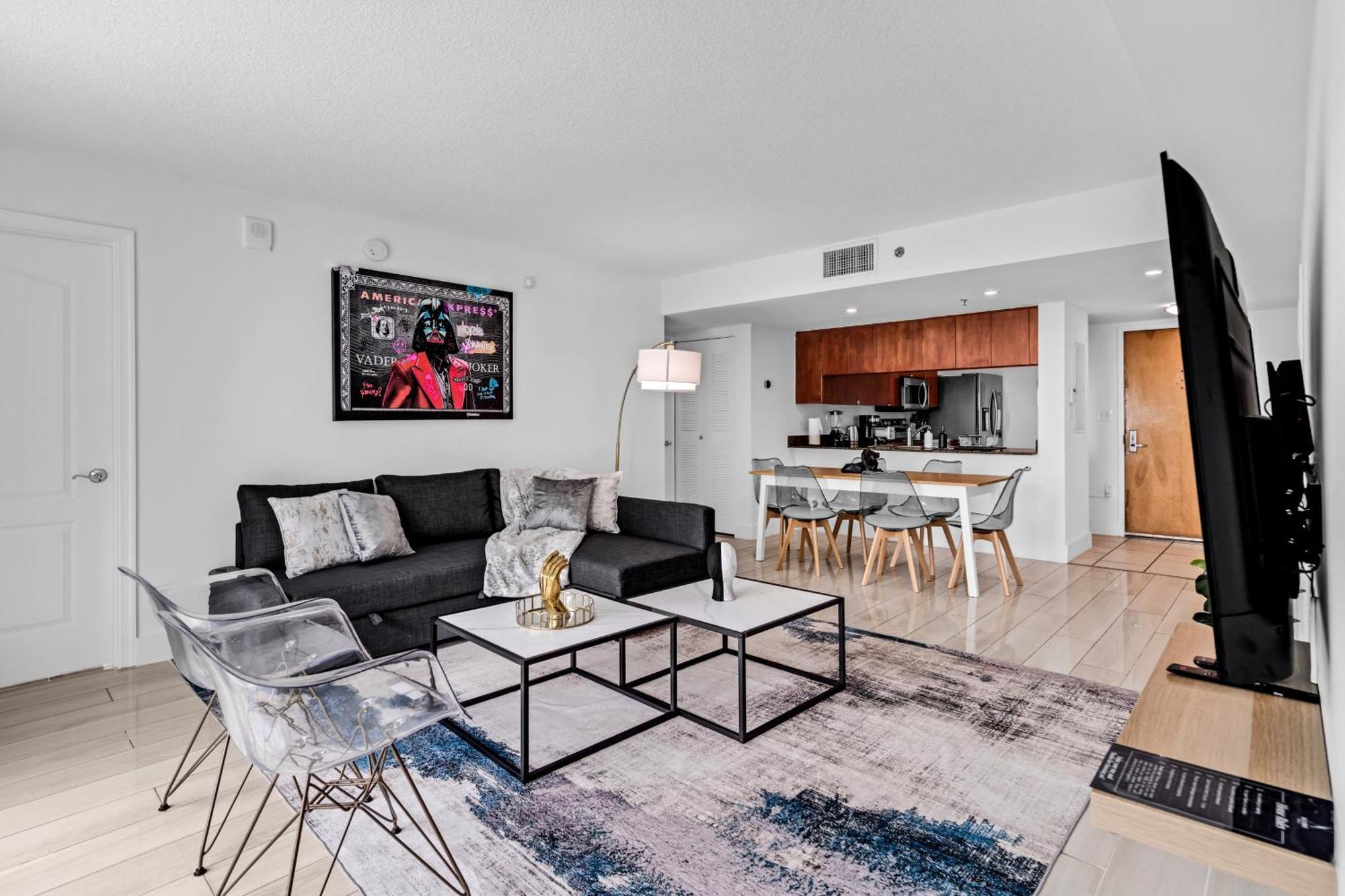 Ferienwohnung Lux 2B/2B Brickell - Free Parking Miami Exterior foto